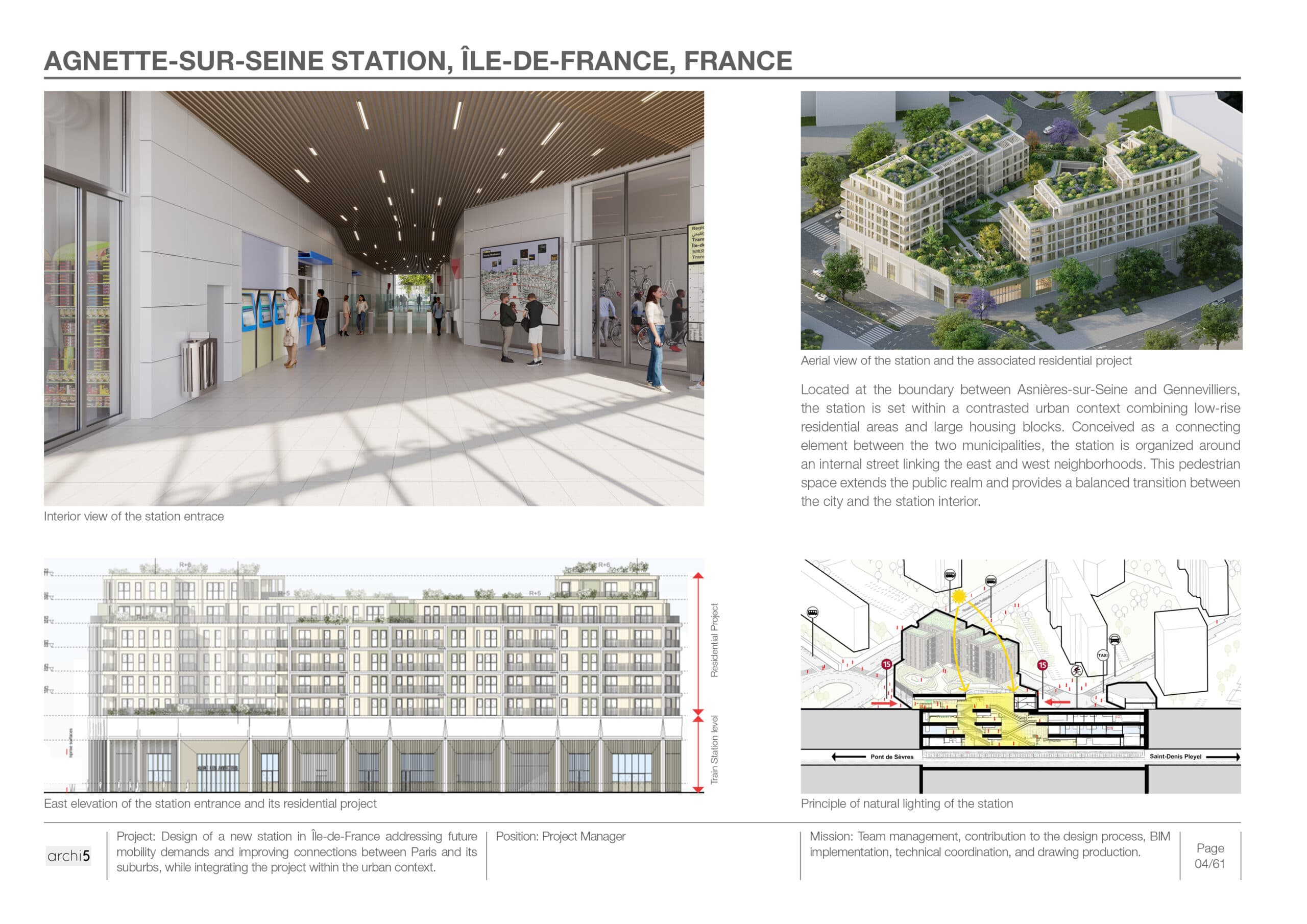 Agnette Sur Seine Station Île De France, France